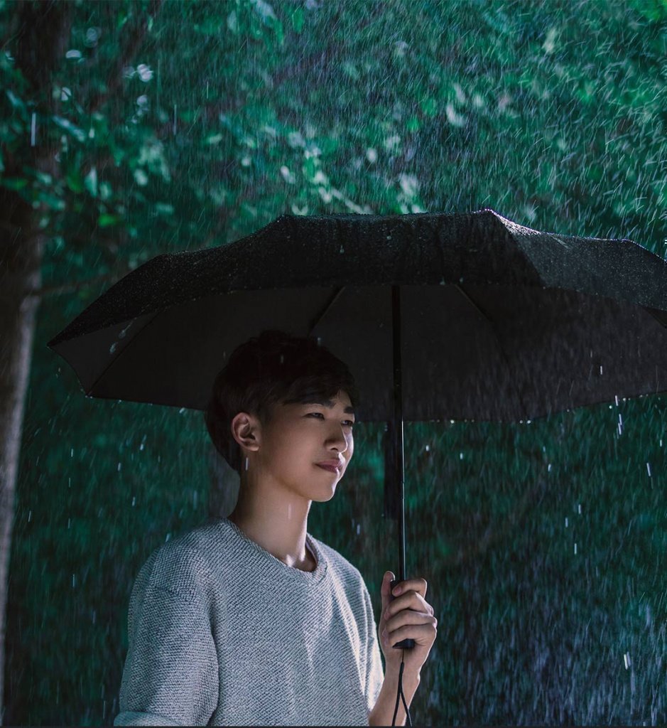 Зонт Xiaomi Mijia Huayang Umbrella with Sun Protect Green