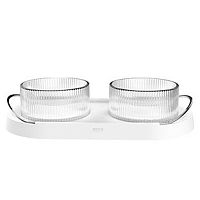 Двойная миска для животных Furrytail Food Double Bowl White (Белый) — фото