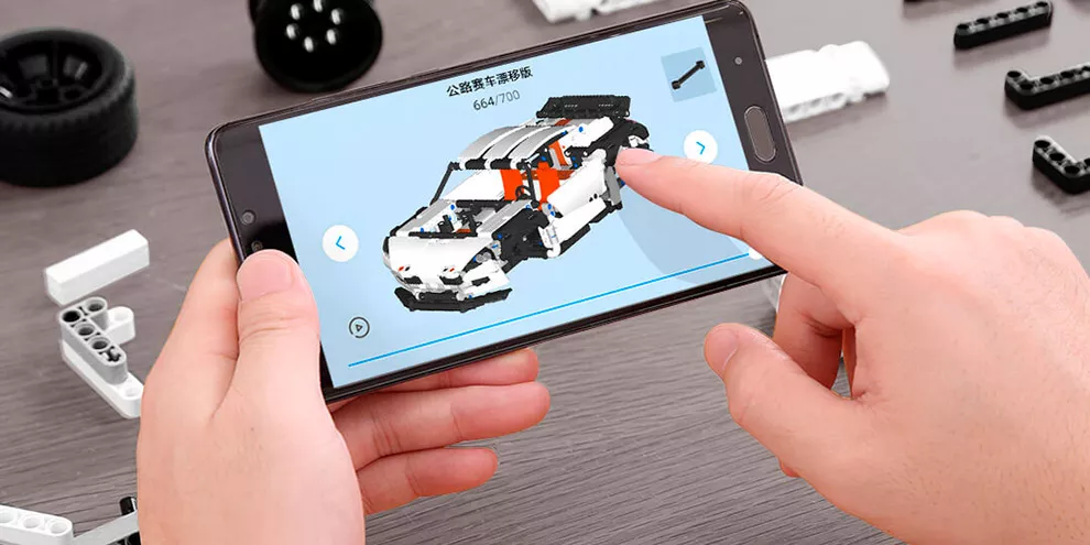 Умный конструктор Xiaomi Onebot Racing Drift Version (OBJSC40AIQI)